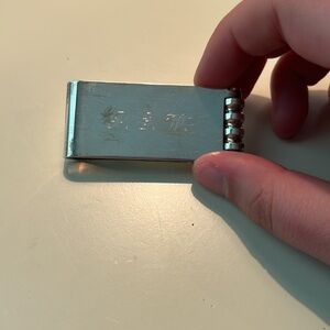 Tiffany Classic Stripe Money Clip in Sterling Silver Engravable